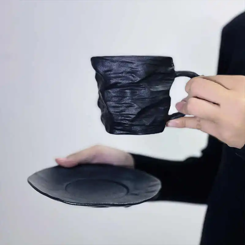235/380 мл неправильный дизайн кофейная чашка керамическая легкая роскошная для