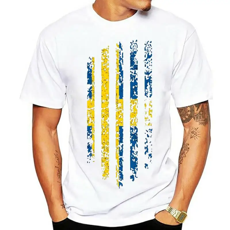 Sweden Vintage Flag T-Shirt Print Mens Women Kids Graphics Casuals Family Tops summer 2024 Cotton Men Fashion Summer