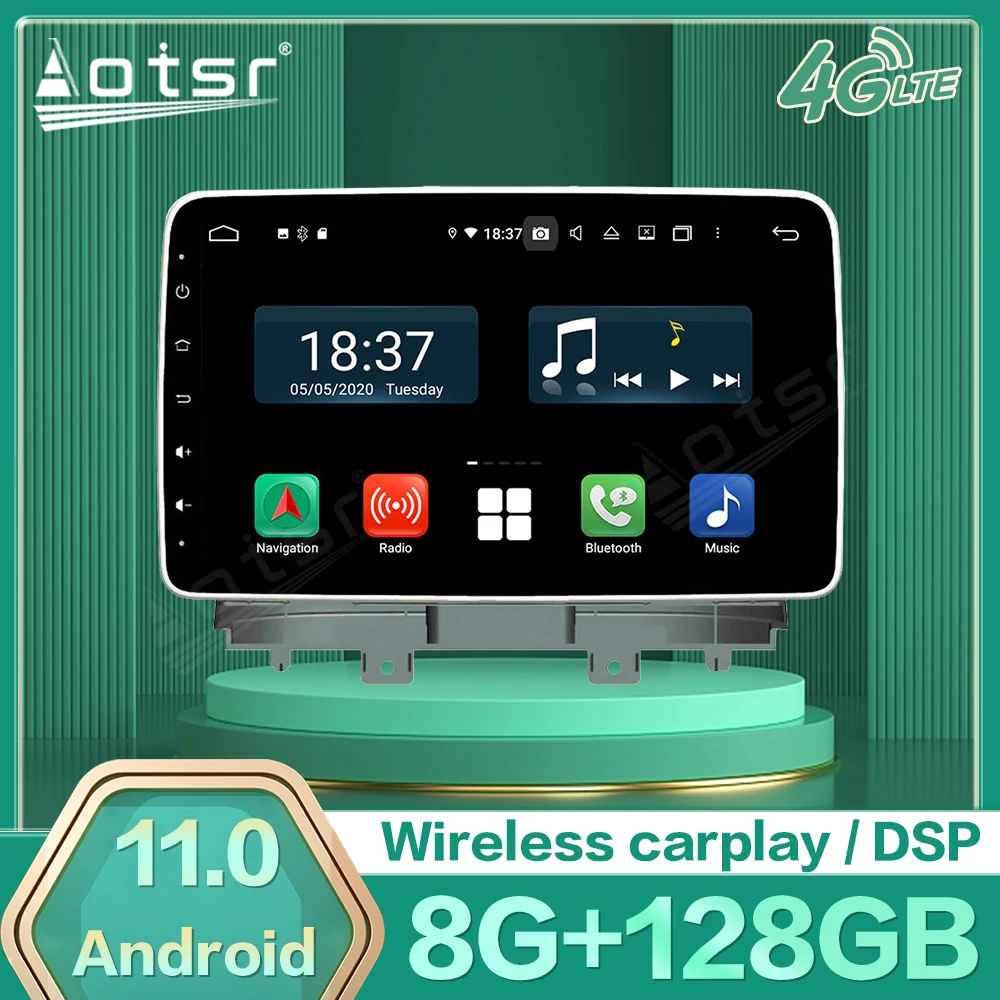 

Автомобильный мультимедийный Android 11 автостерео плеер для Ford Focus 2019 2020 2021 GPS навигация Радио стерео приемник записывающее головное устройств...