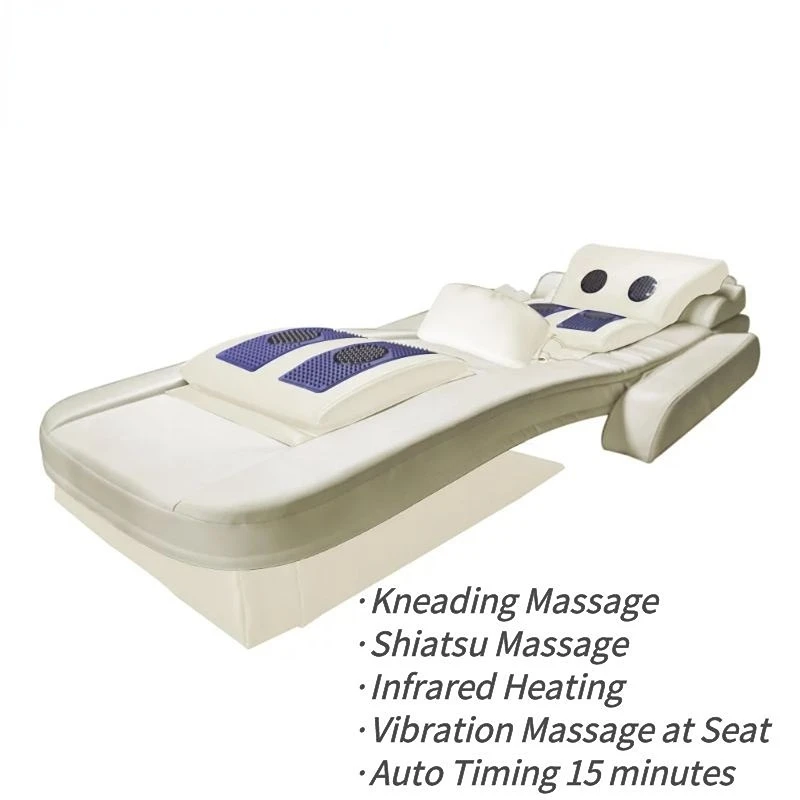 

Soft Multiple Function Healthy full body kneading Japan shiatsu massage bed with heating vibration mattress