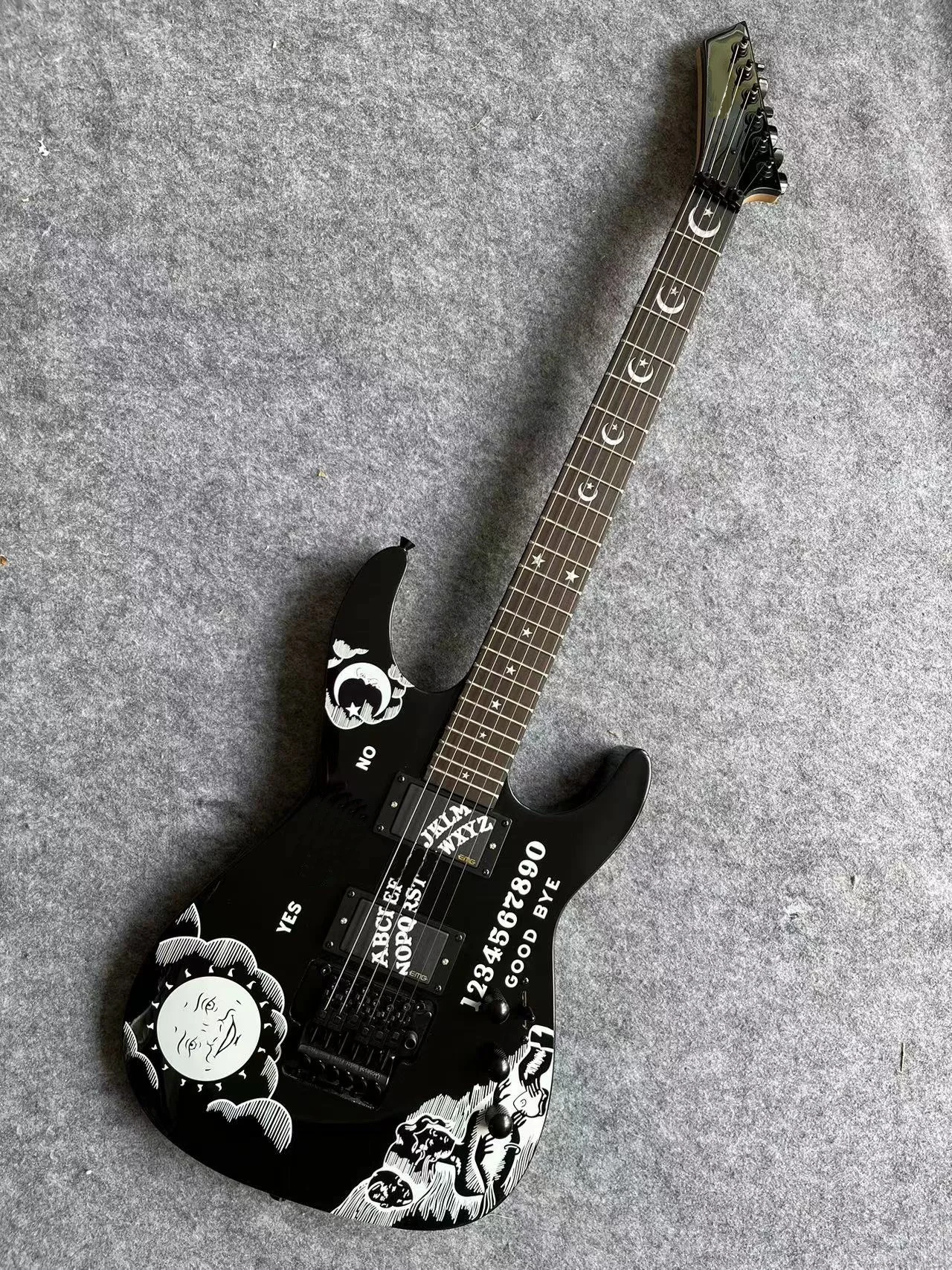 

Высококачественная электрогитара с цоколем ESP custom store, белая электрогитара, бесплатная доставка
