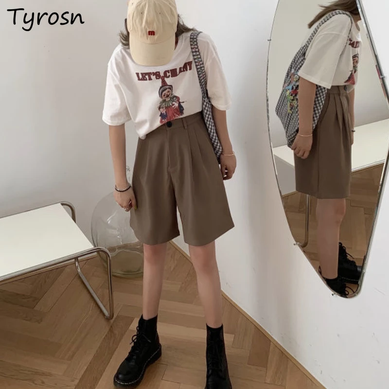 Шорты женские со складками и карманами новая модная уличная одежда в стиле