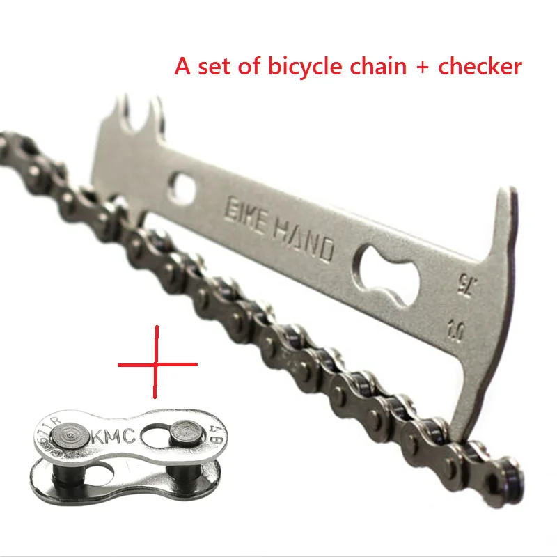 

1Pc Bike Chain Wear Indicator + Bike Chain Mountain Road MTB Bicycle Checker Kits Multi-Functional Accessories Repair Tool