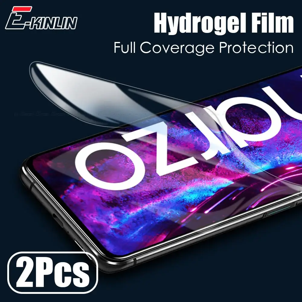 Гидрогелевая пленка для Realme Narzo 20 30 50 Pro 10A 20A 30A 50i 50A, Защитная пленка для экрана с полным покрытием Prime, не стекло, 2 шт.