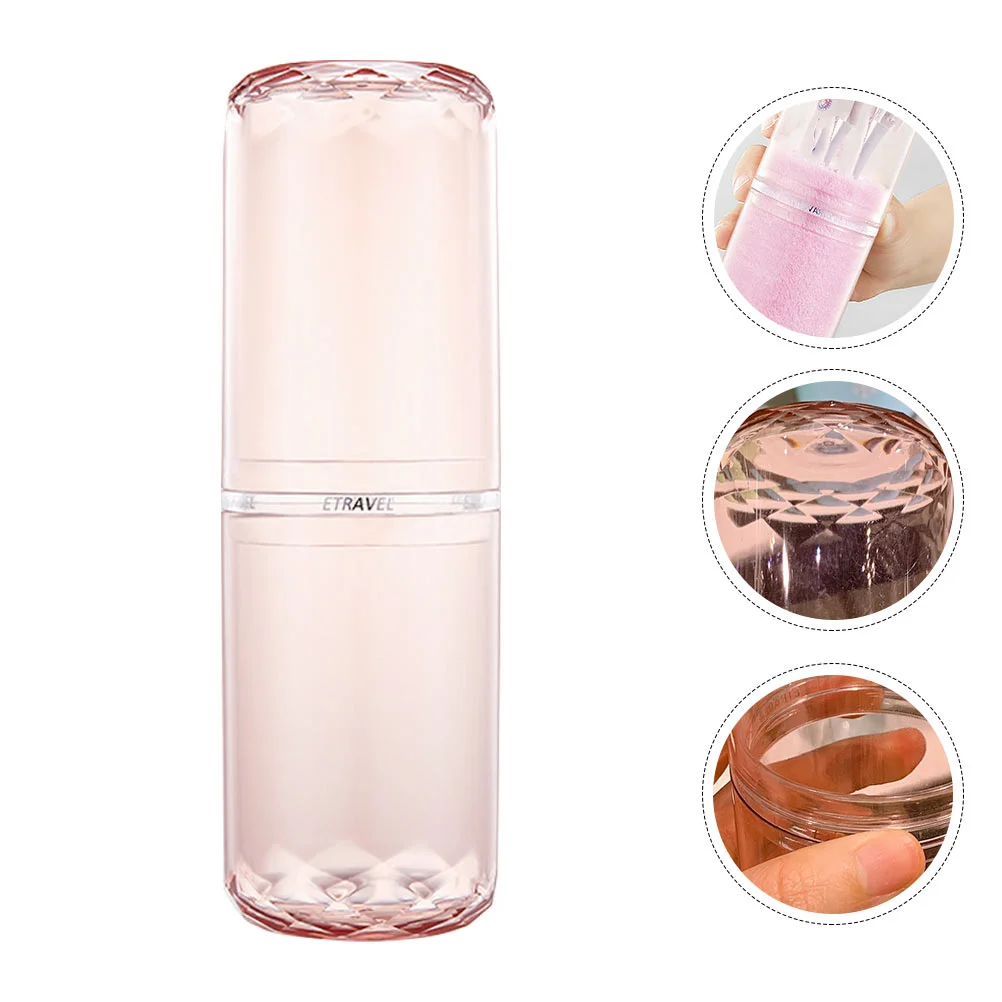 

Travel Cup Toothpaste Container Case Caps Portable Wash Covers Storage Holder Coverbox Gargle Containerscups Stand Grey