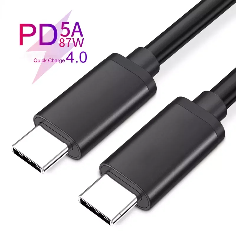 

5A USB C to USB Type C QC 3.0 fast Charging Mobile USB-C Cord Quick Charging