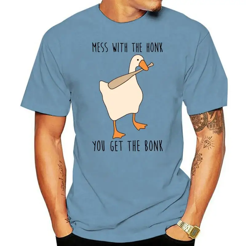 

Mess with the honk you get the bonk untitled goose game design T shirt Untitled Goose Game