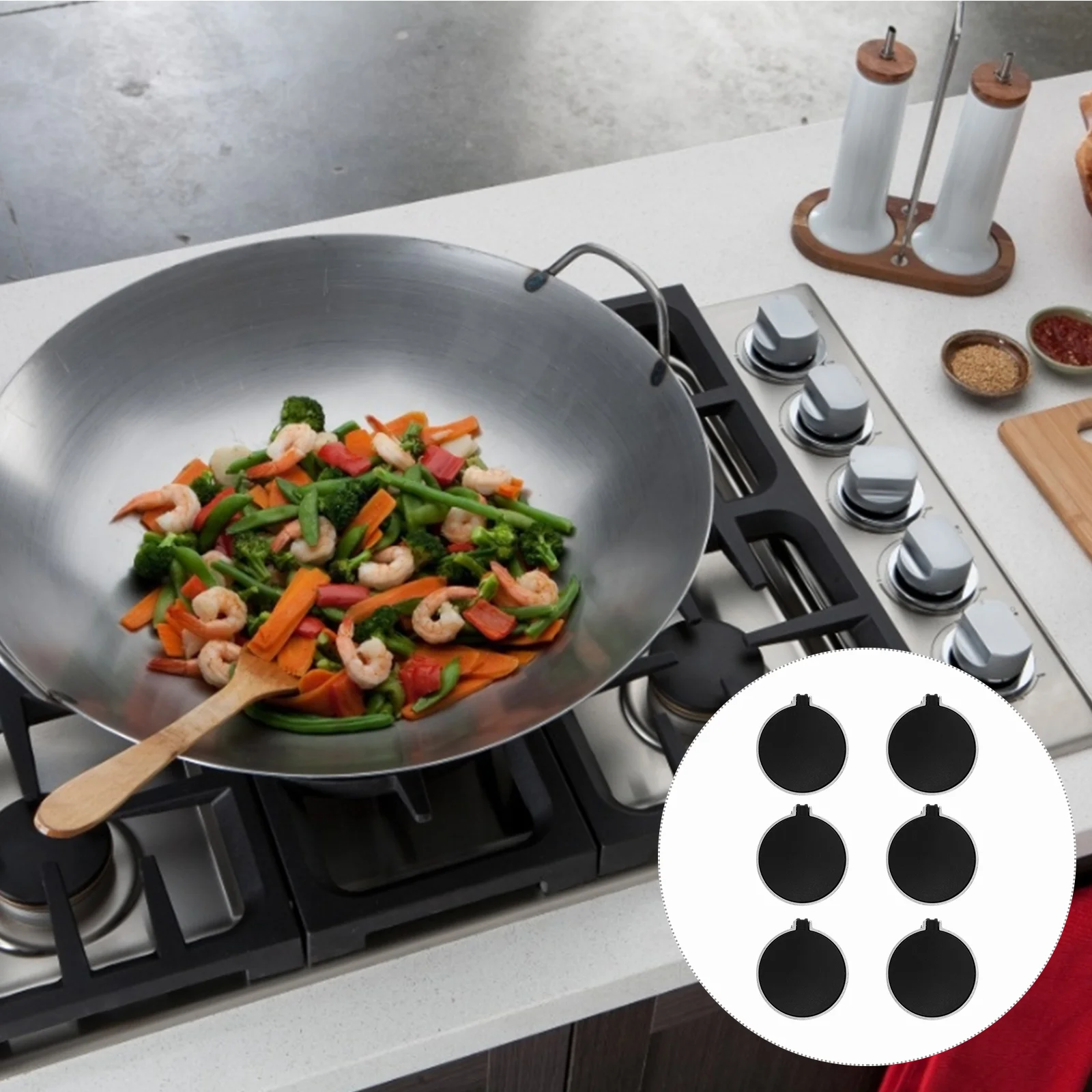 Плиты Варочная панель Поверхностная горелка Ручка управления Переключатель