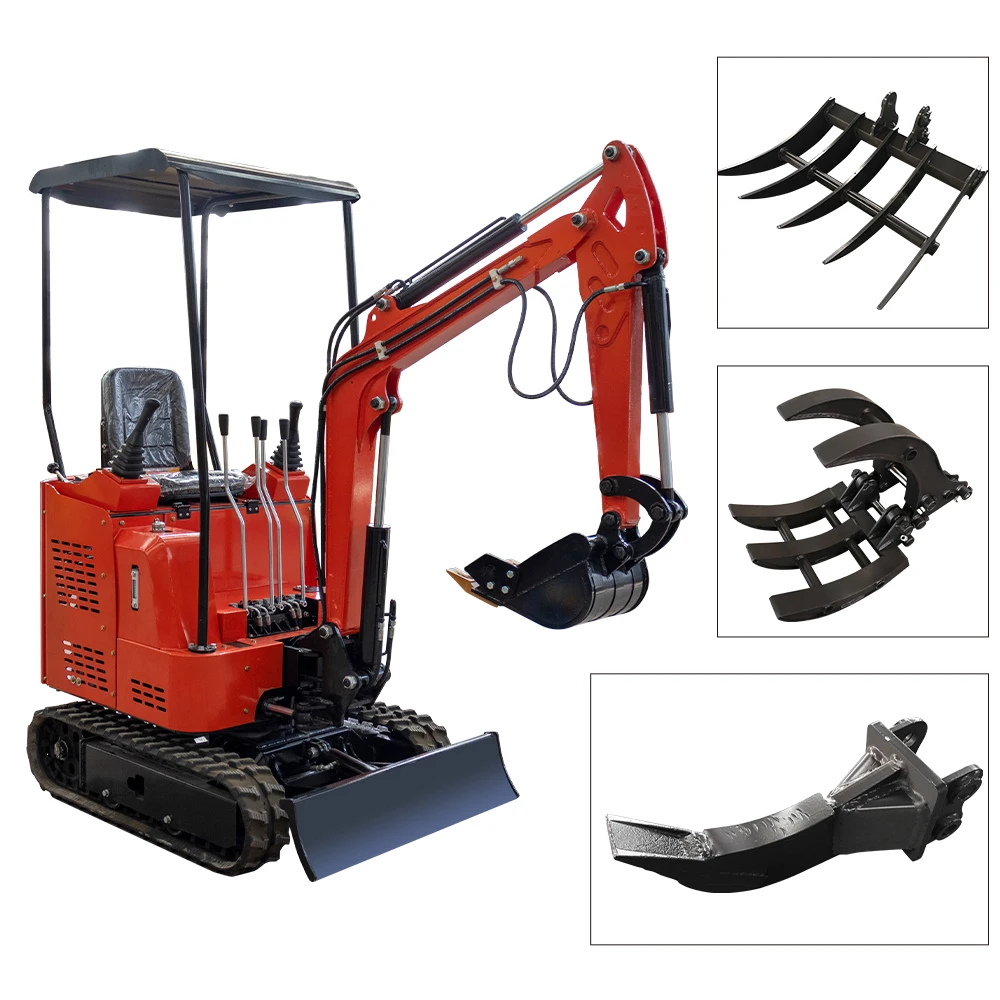 

1500kg FREE SHIPPING China Cheap Small Digger wholesale micro Compact mini excavator 1 ton prices for sale with EPA/CE/EURO 5