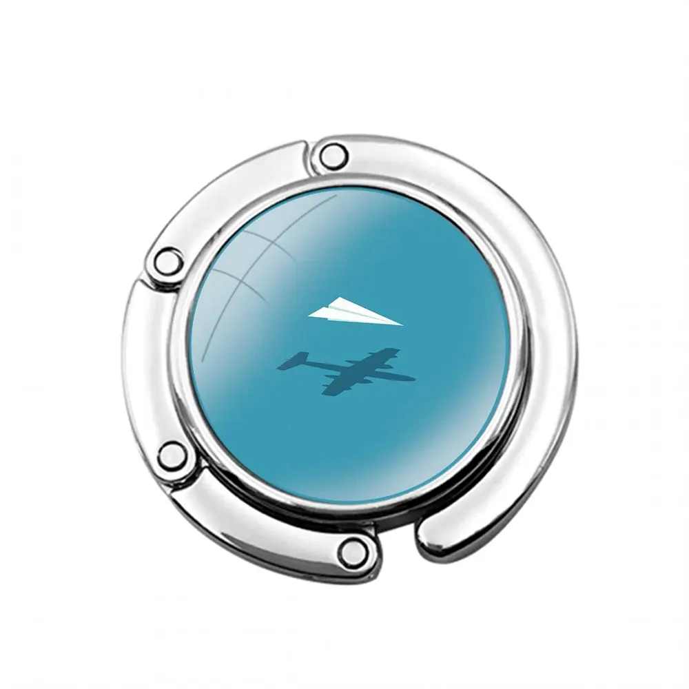 Минимальный летающий бумажный самолетик складной крючок для кошелька женского