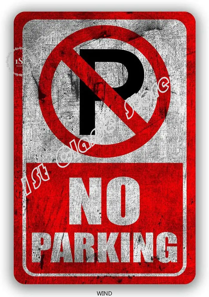 

Vintage Home Living Room Decoration Tin Sign Wall Poster Metal Plates Warning Signs No Parking Signs Welcome Sign in Home Decor
