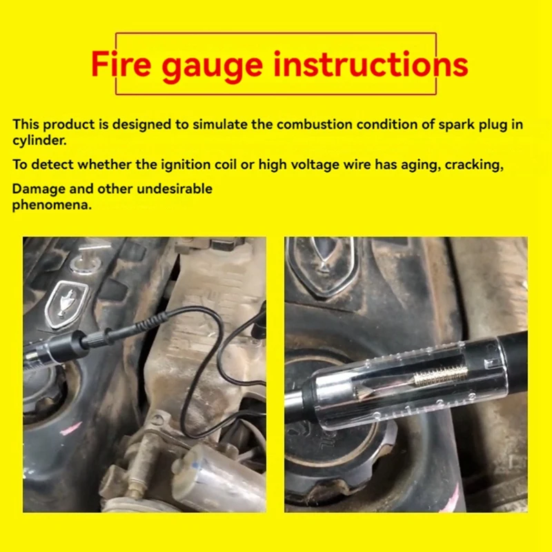 Универсальный тестер свечи зажигания автомобиля детектор катушки