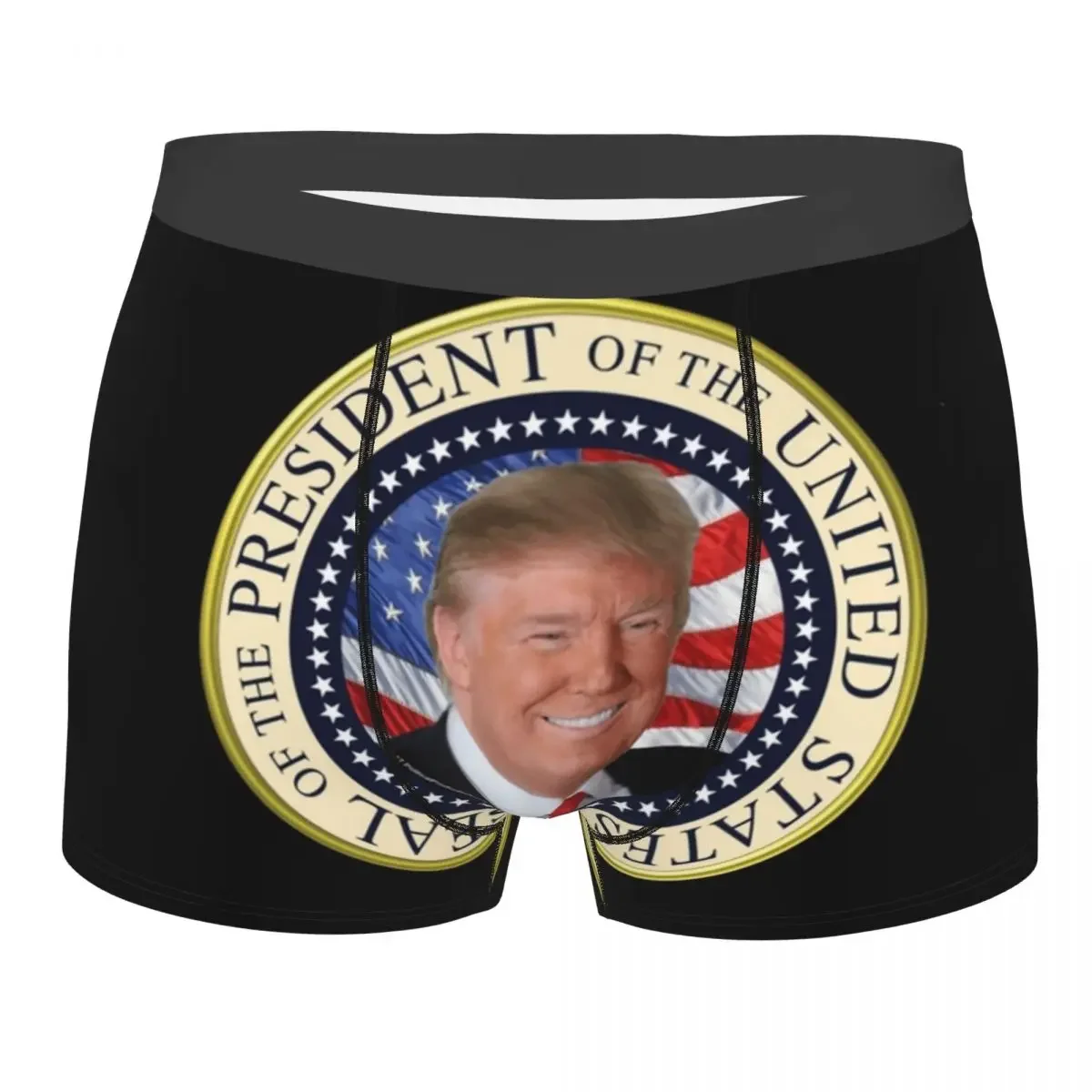 Пользовательские американские боксеры Трампа шорты мужские трусы нижнее белье