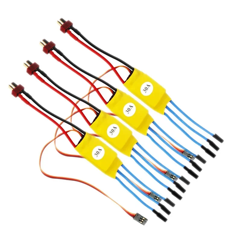 Фото HW30A 30A ESC бесщеточный регулятор скорости двигателя XXD RC BEC ESC T-rex вертолетная лодка для FPV F450 мини квадрокоптер дрон №2