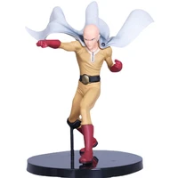 14cm bald demon king anime one punch man figure saitama battle standing model toys young children pvc static collection doll