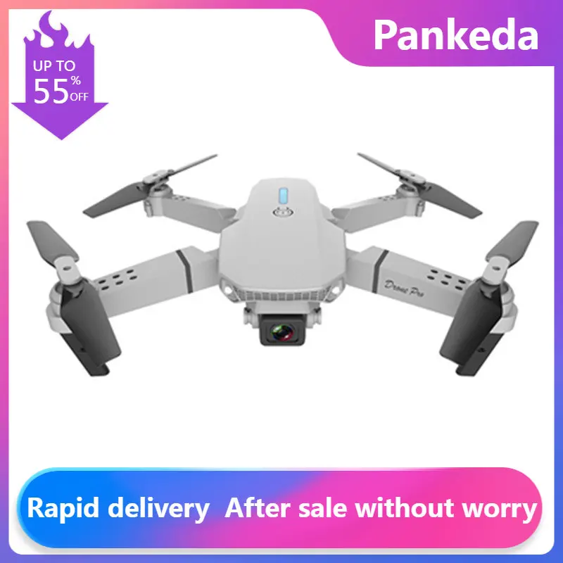 

E88 Pro WIFI FPV Drone With Wide Angle HD 4K Camera Height Hold RC Foldable Quadcopter Drones Kid Gift Toys RC helicopter 5g