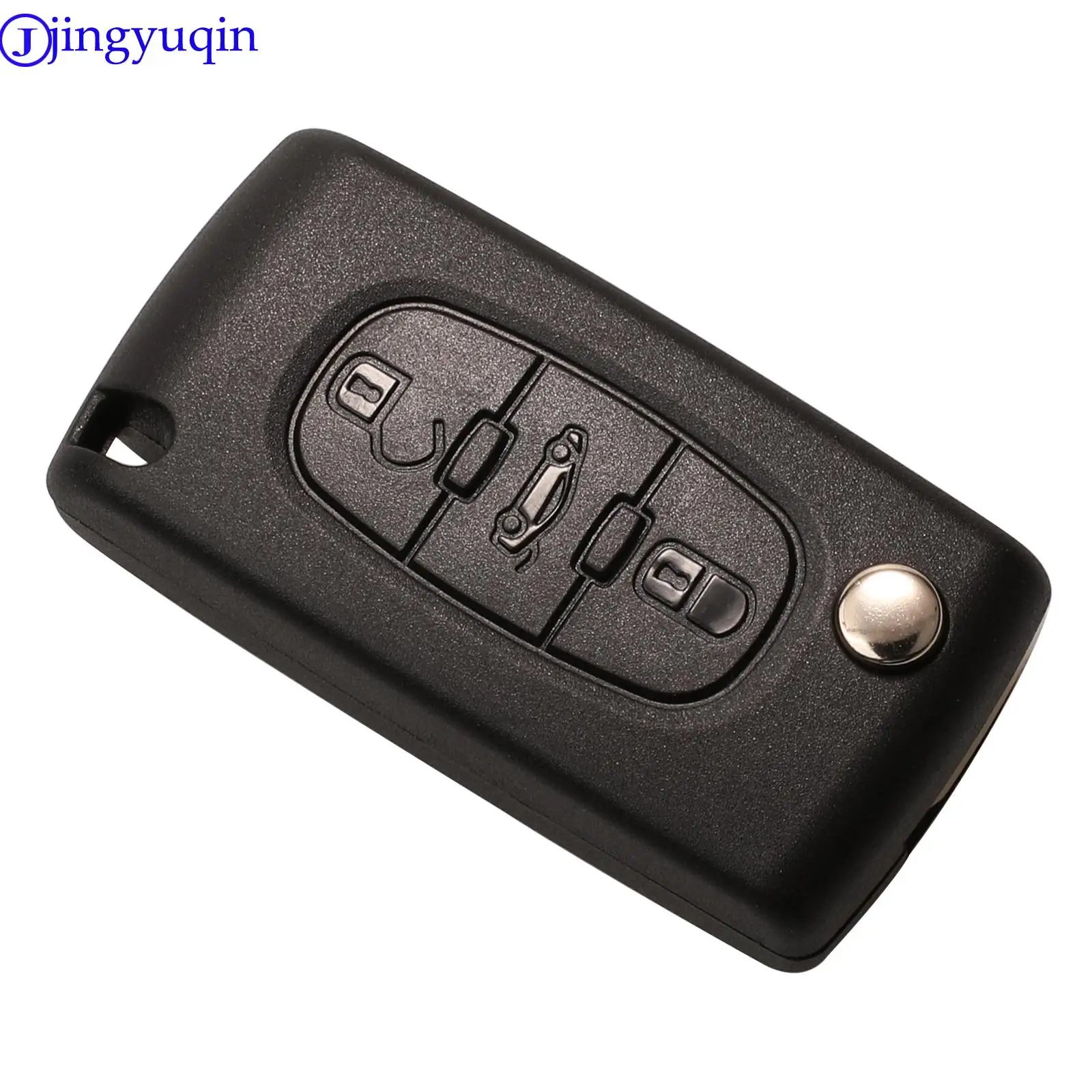 Jingyuqin 433 МГц FSK ключ для Peugeot 207 307 407 208 308 408 607 CITROEN C1 C2 C3 C4 C5 Berlingo Picasso CE0523 Ce0536