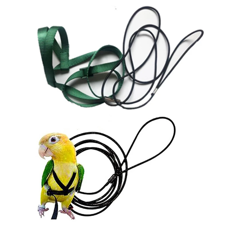 

Тренировочная Летающая Тяговая веревка, тренировочная веревка против укусов, поводок для птиц, летающая веревка для попугаев, искусственный поводок