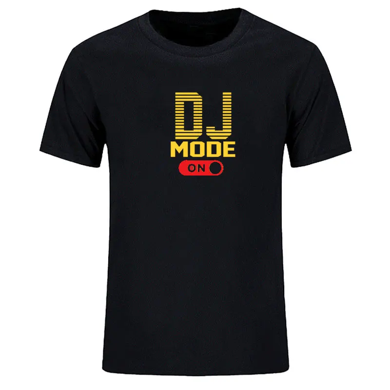 

Новая летняя мужская футболка с DJ-режимом, Мужская хлопковая футболка с забавным дизайном и принтом, мужские футболки, футболка в стиле хип-...
