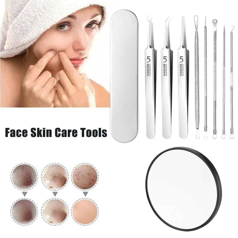 

Cell Clamp Tweezers Acne Blackhead Removal Needles Pore Cleaner Black Cleaner Cleansing Tools Face Dots Skin Care Deep S8T7