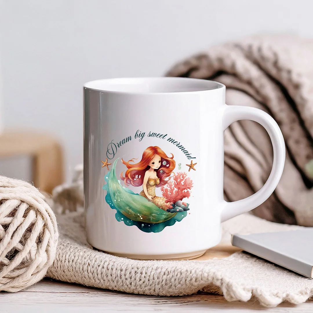 Водонепроницаемые наклейки UF DTF Rusalka Dreams набор из 8 шт. для украшения шоколадной