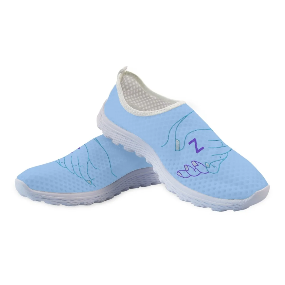 Zeta Amicae Brand Designer Flats Women Shoes Sneakers Casual Breathable Running Shoes for Teen Girls Student Super Light Mesh