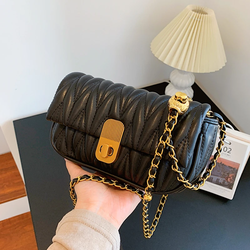 

Женская сумка под подмышек, роскошная дизайнерская сумка-книжка с цепочкой, новинка 2023, модная сумка через плечо с надписью, вместительная сумка через плечо