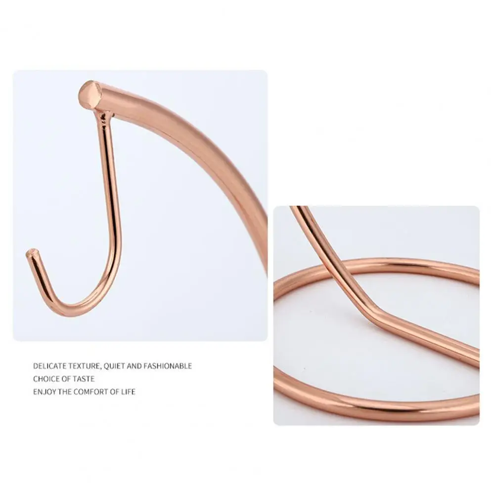 

Excellent Banana Stand Bracket No Deformation Sturdy Structure Curved Banana Hanging Rack Household Stuffs