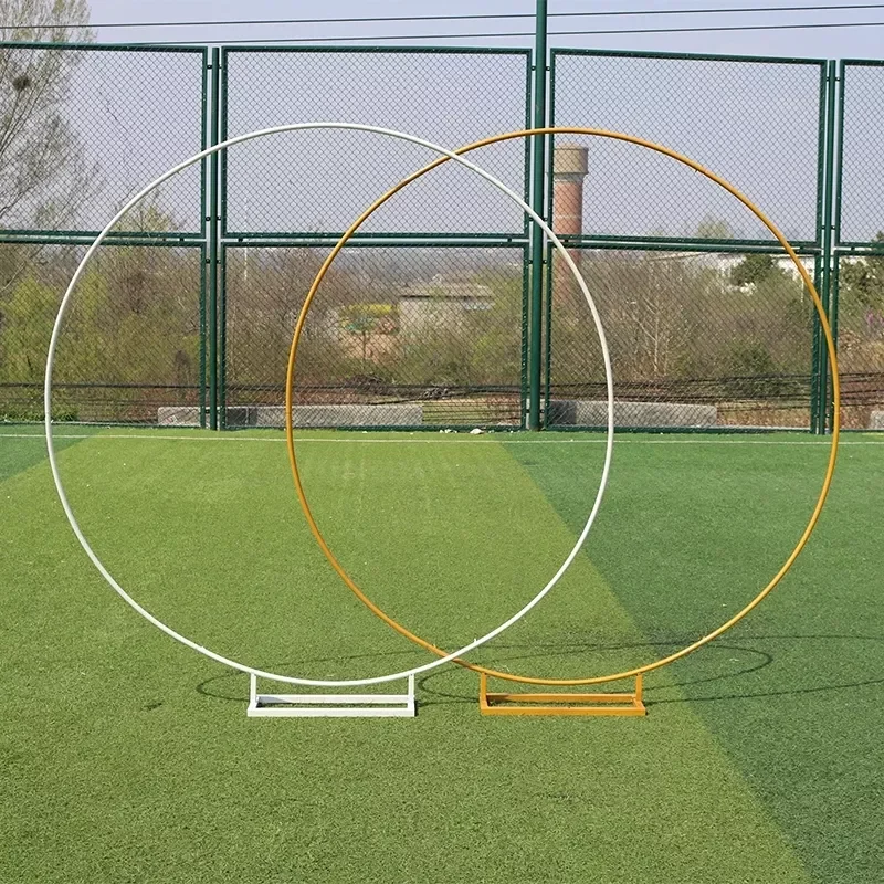 

Большой размер 2 м/2,4 м, металлический круглый шар, Свадебный Фотофон для дня рождения, фотография, Декорация