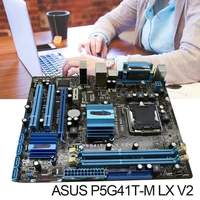 2021 new for p5g41t m lx v2 motherboard ddr3 8gb g41 p5g41t m lx v2 x16 computador desktop mainboard pci e vga p5g41t usado