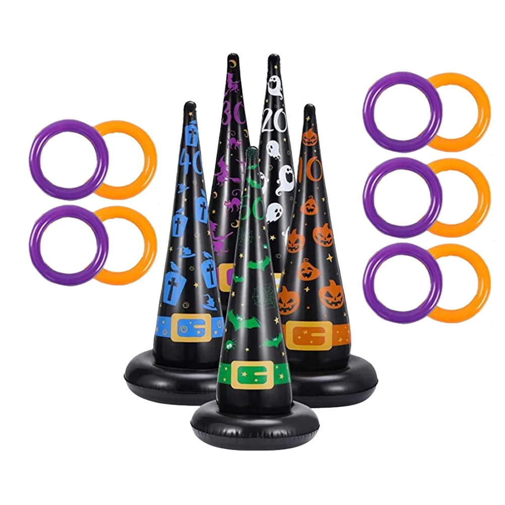 

Halloween Ring Toss Game Throwing Toys Tossing Rings Plaything Circle Party Favors Outdoor