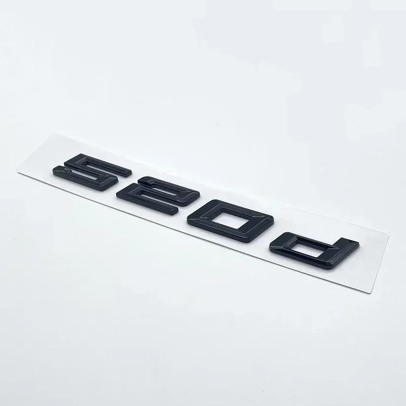 Новые буквы с цифрами шрифтов 520d 523d 525d 530d 535d 540d искусственные для BMW 5 серия E39 E60 E61