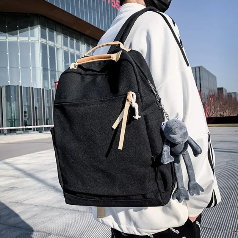 

Повседневный рюкзак для женщин и мужчин, дорожные женские и мужские сумки в стиле Харадзюку, модный ранец для ноутбука, школьный портфель