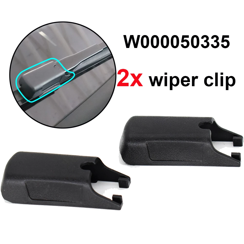 

2Pcs/set Front Windscreen Wiper Arm Cover Cap Clips Fitting Part For Mercedes Benz Newer Style Tab Pinch Car Replacement