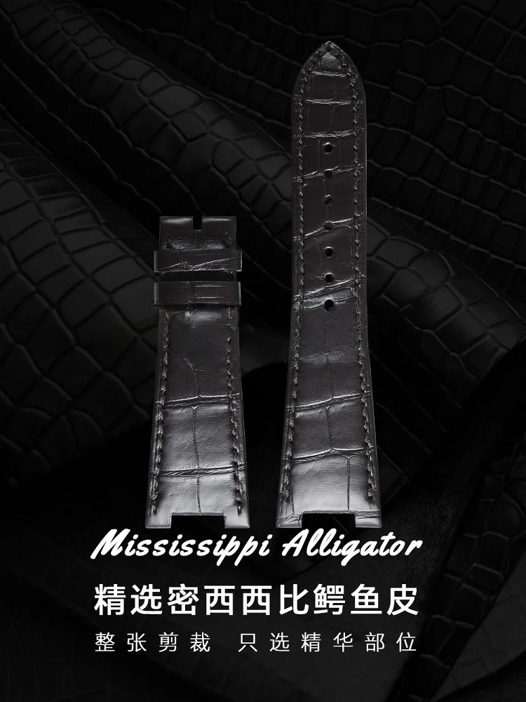 Фото ДЛЯ PATEK PHILIPPE NAUTILUS 5711/5712/5726/5980 РЕМЕНЬ ДЛЯ АЛЛИГАТОРА №3