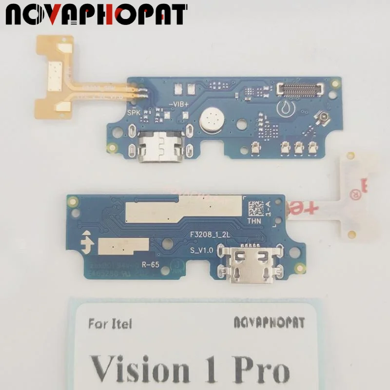 Novaphopat для Itel Vision 1 Pro USB док-станция зарядное устройство разъем для микрофона микрофон гибкий кабель зарядная плата