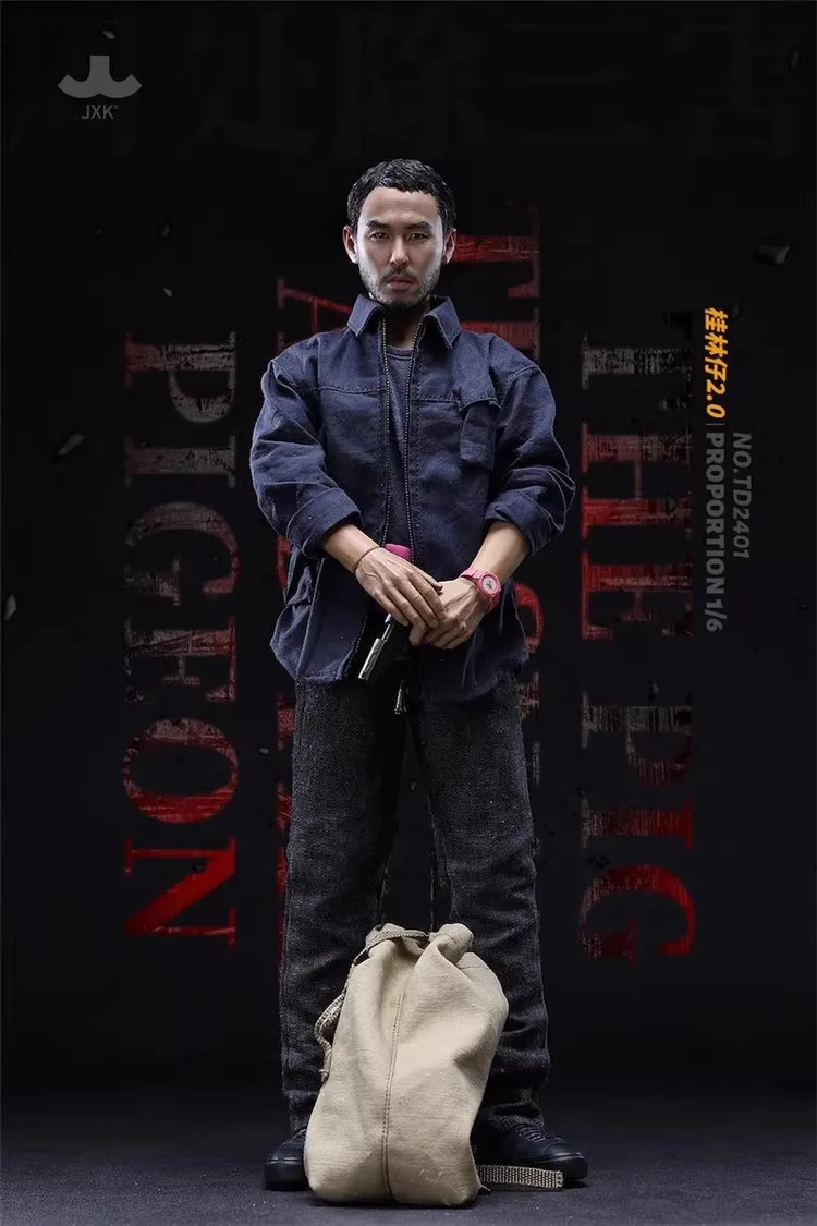 JXK TD2401 1/6 солдат азиатская знаменитость Ruan Jingtian полный набор 12 дюймов экшн-фигурка