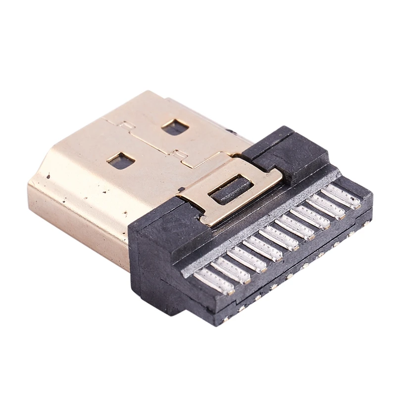 Новый стиль 5 шт. HDMI Мужской 19 контактов A Тип разъем под пайку Завершение ремонта