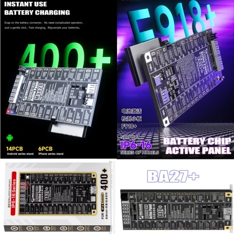 Активатор аккумулятора Mechanic BA27 F918, регулируемый выход 4,2 В MAX20 для iPhone 6-16 и Android, автоматическое отключение питания и обнаружение в реальном времени ‌