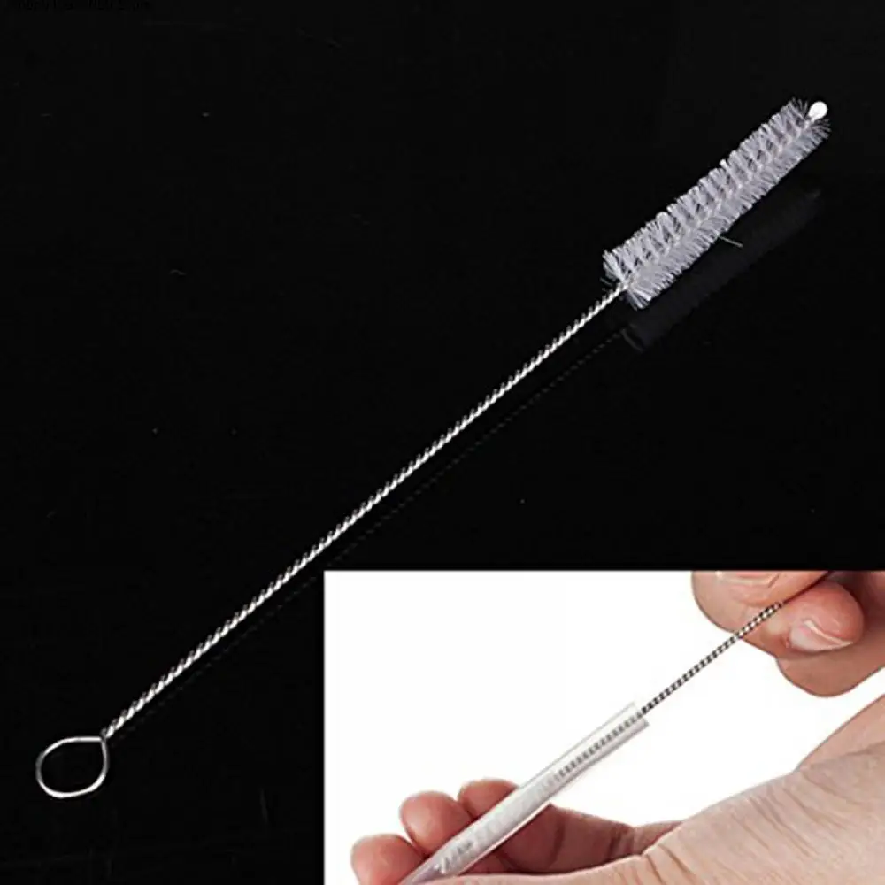 

1pcs Hot Nylon baby Straw Cleaner cleaning Brush kid Drinking pipe stainless steel glass Kitchen Accessories Dropshipping