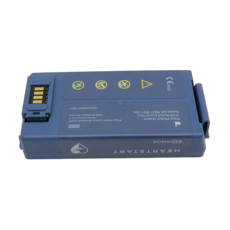 Фото Неперезаряжаемая батарея M 5070A 5066A 5067A 5068A для дефибриллятора Philips HeartStart HS1 FRx OnSite Home AED, 9V 4200mAh №3