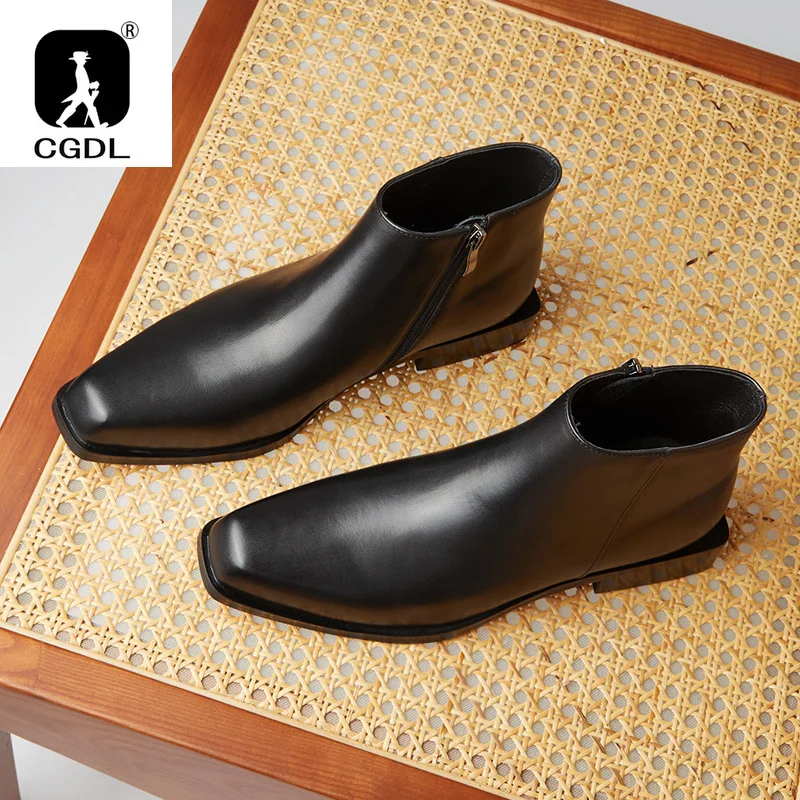 Мужские ботинки челси из натуральной кожи свадебные модельные туфли для мужчин