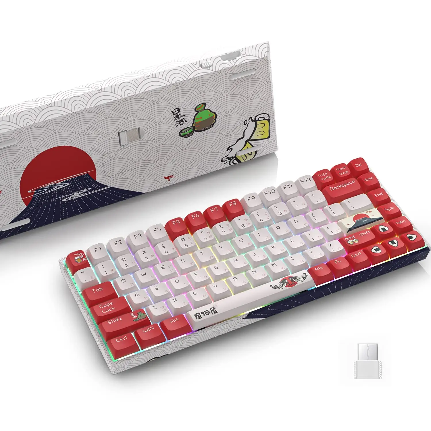 

Клавиатура Womier M84 Беспроводная Механическая с RGB-подсветкой