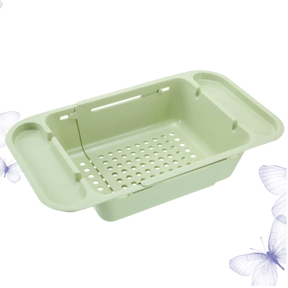 

Basket Colander Strainer Bowl Fruit Sink Vegetable Collapsible Kitchen Washing Chopstick Drainer Rack Steel Kitchen accessories