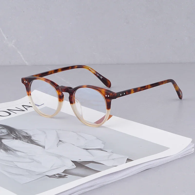 Очки Sir O Malley круглые очки женские винтажные ацетатные оправы небольшого размера