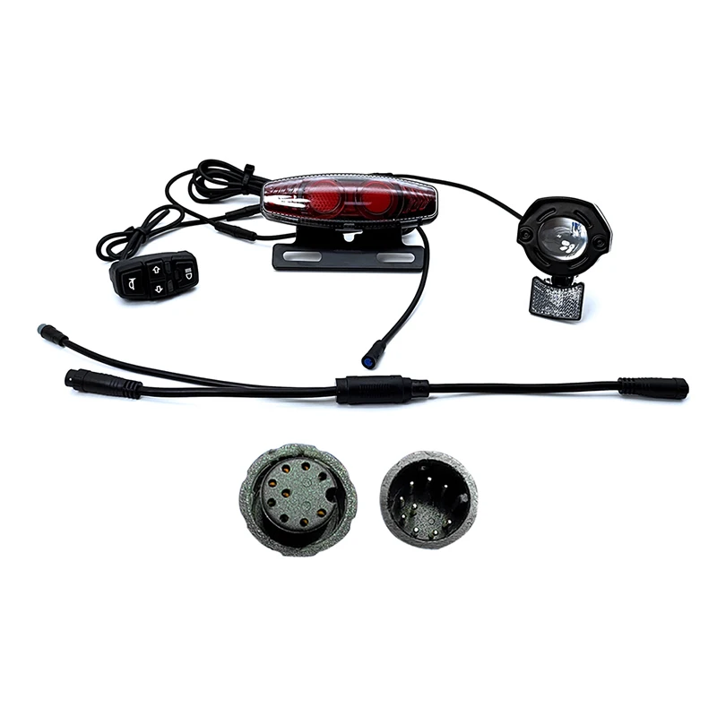 

Комплект фонарей для электровелосипеда BAFANG KUNTENG JULET, стоп-сигнал для руля, 24 В, 36 В, 48 В, 60 в
