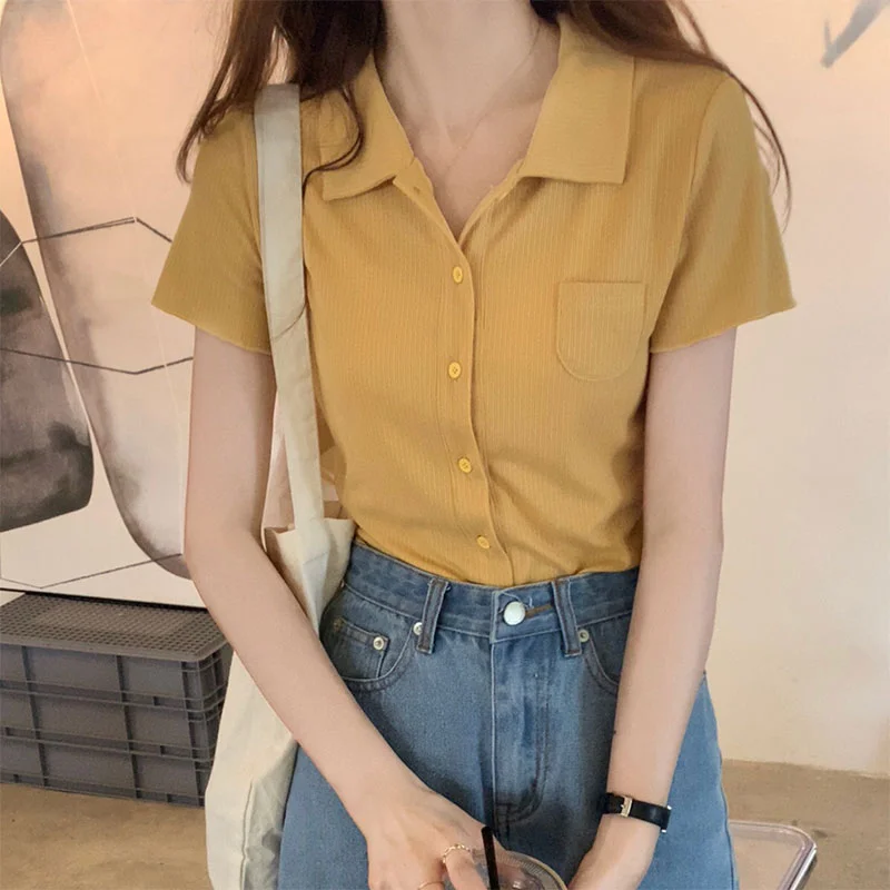 Летняя новая женская одежда маленький облегающий топ для похудения повседневные