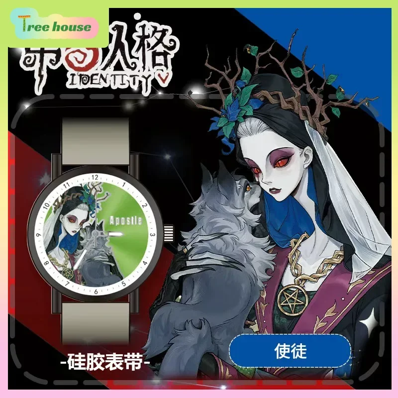 Фото Совершенно новый набор Identity V: The Undertaker, Bloody Queen, Geisha, Gardener, часы для студентов, подарочная коробка, модный коллекционный предмет, подарок на день рождения. №4