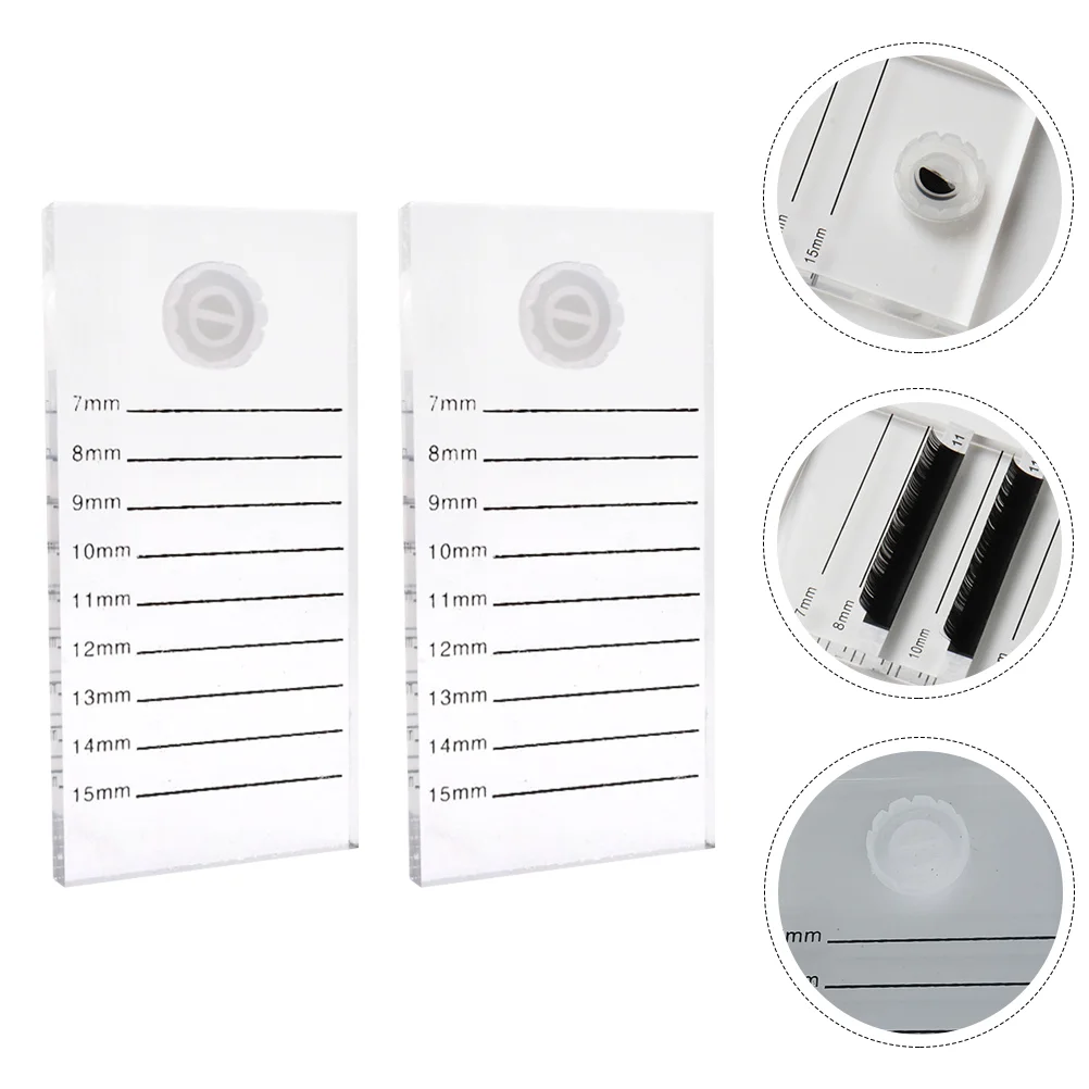 

2Pcs Tray Lash Holder Pallet Acrylic Lash Holder