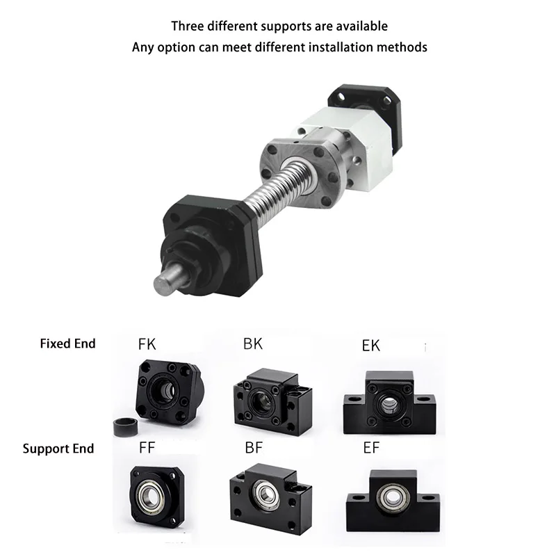 SFU1204 набор шариковых винтов шариковый винт Концевая обработка + гайка Корпус DSG12H
